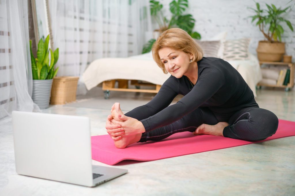 working out at home