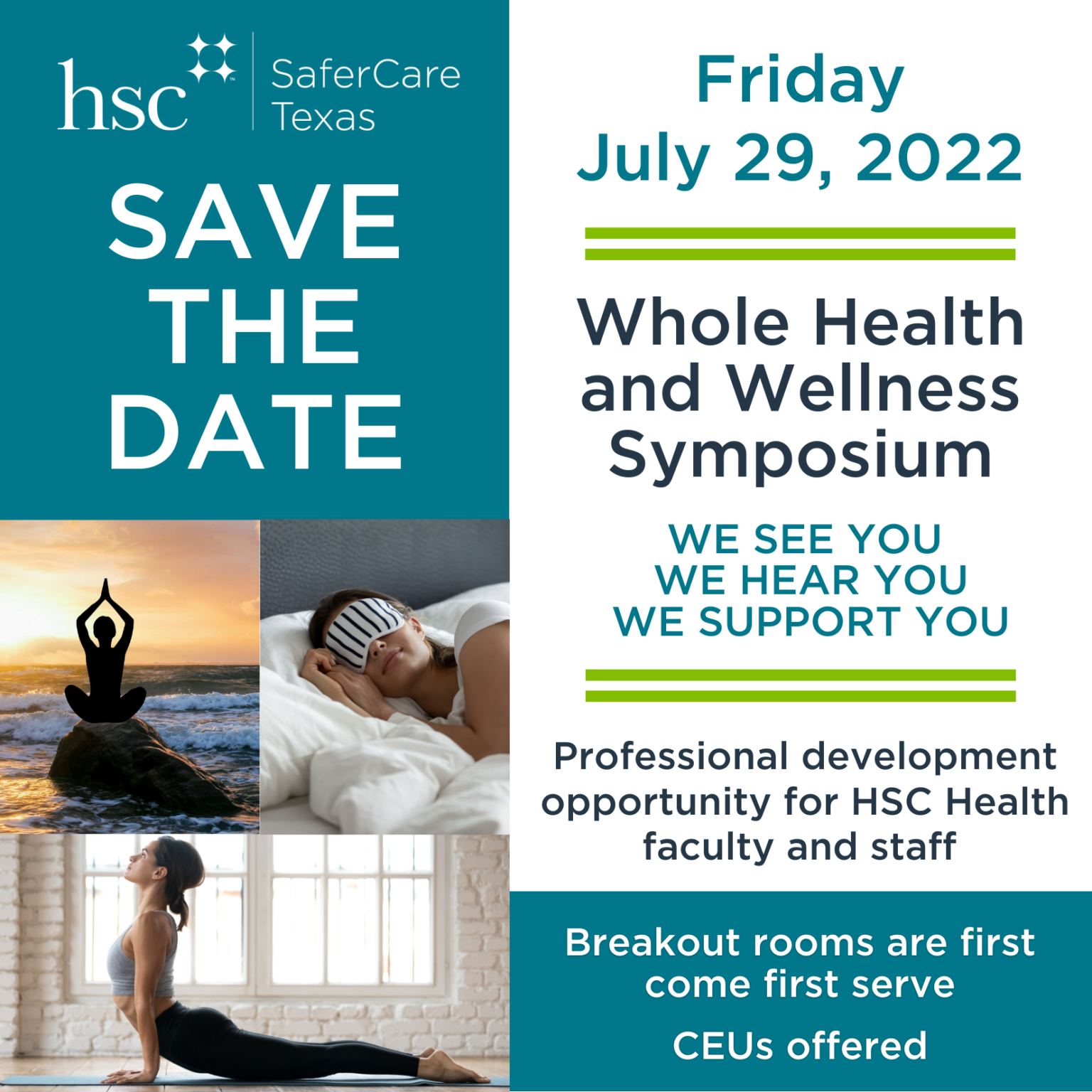 Whole Health and Wellness Symposium SaferCare Texas